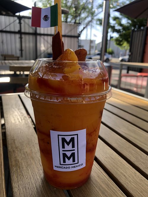 Mangolada! Yum!  at Crearéé (FKA Mercado Mexico) in Bishop