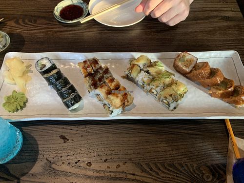 Vegan sushi 🍣  at Blue Sushi Sake Grill in Austin