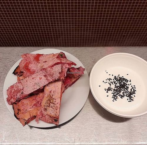 Vegan kimchi pancakes at Sun Tan in Lisbon