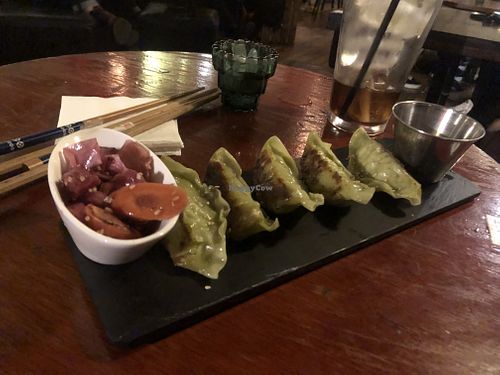 Gyozas  #Veganuary at Penny Banger in Barcelona