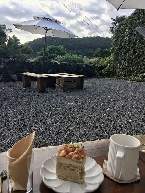 Outdoor seating  at Pengohoda - 펜고호다 in Jeju