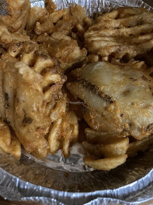 Waffle fries  at Plantega - Silver Moon Deli in New York City