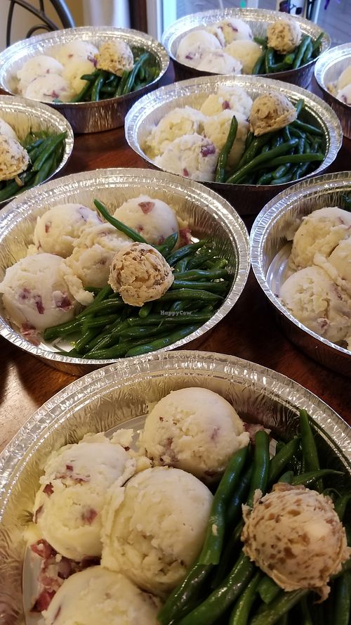 Thanksgiving sides at Plant Power Nashville  in Brentwood