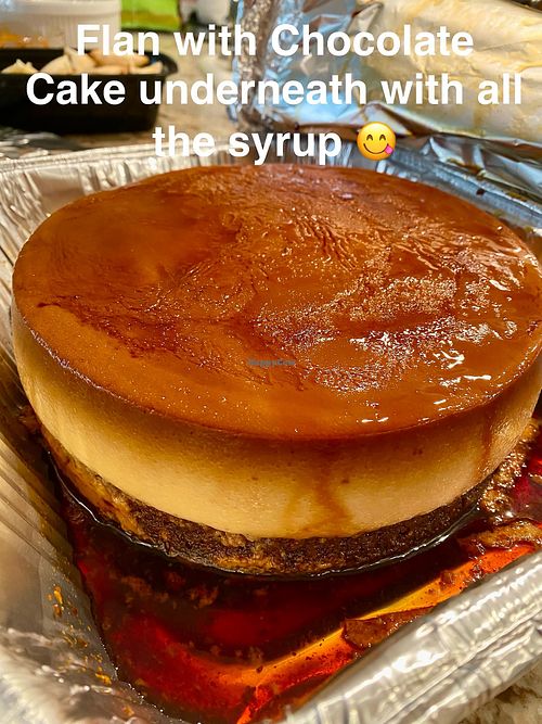 Flan chocolate cakee  at Panaderia y Pasteleria la Mexicana in La Habra