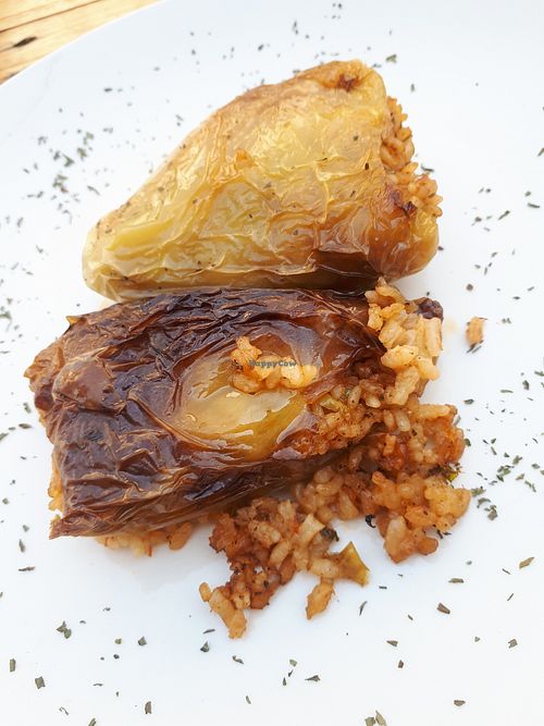 Stuffed peppers at Edua in Gjirokaster