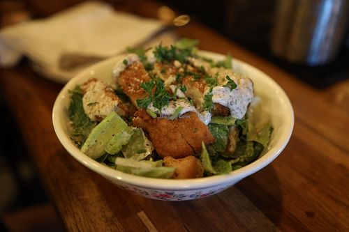 Cesar's salad - good! at DC Vegan in Washington