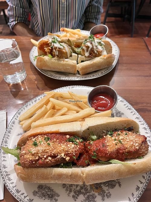 Chicken Parmesan  at DC Vegan in Washington