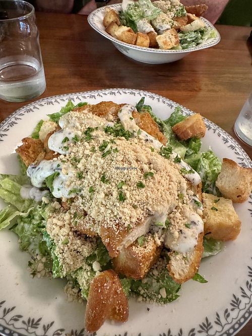 chick’n caesar   at DC Vegan in Washington