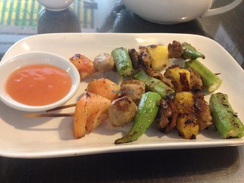 Sunday BBQ special at Evergreen Vegetarian - Phsar Chas in Phnom Penh