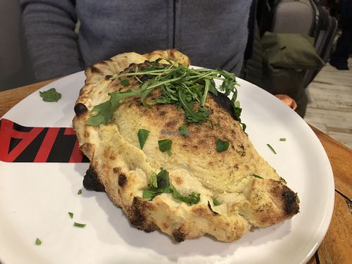 Vegan calzone   at Intz48 Coffee Roasters Azores in Sao Miguel