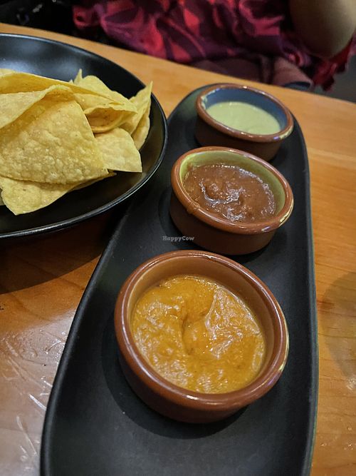 Stale (soft) chips and amazing salsa. at Vida Cantina SF in San Francisco