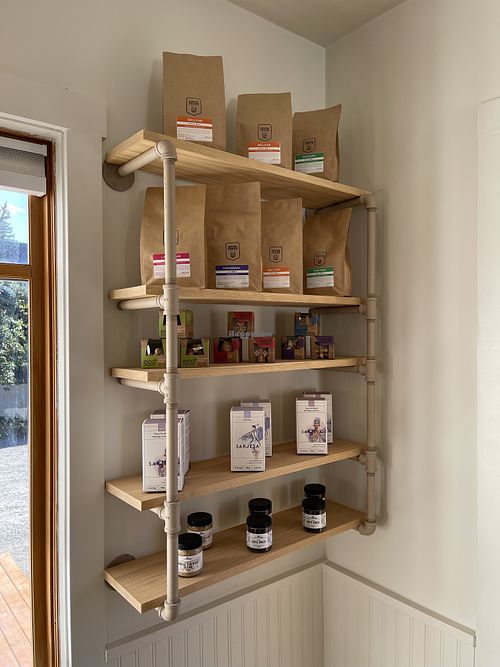 Coffee  at Mondays Plant Café in Calgary