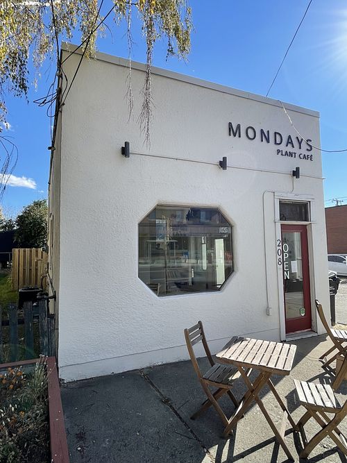 Exterior  at Mondays Plant Café in Calgary