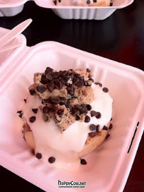 Cookie dough roll at Cinnaholic in Berkeley