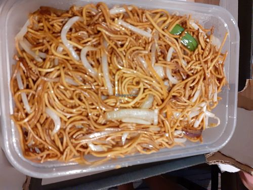 Noodles at Hong Kong Vegan in Wakefield