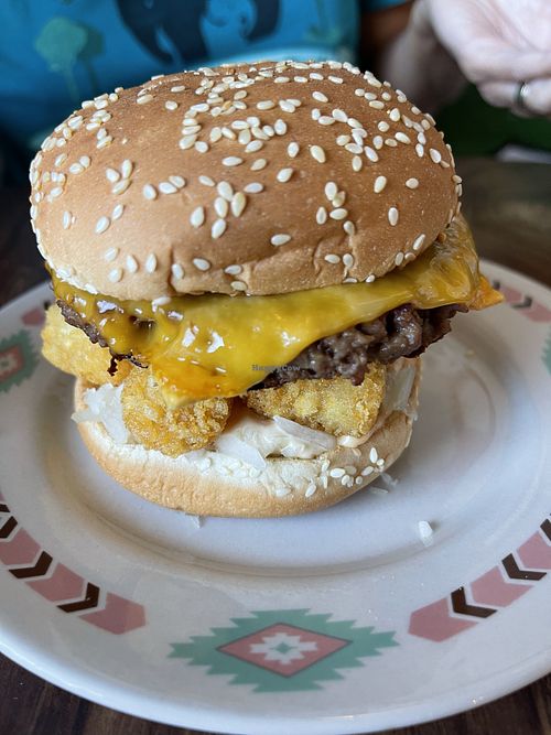 Tot  burger  at The Trashy Vegan in Asheville