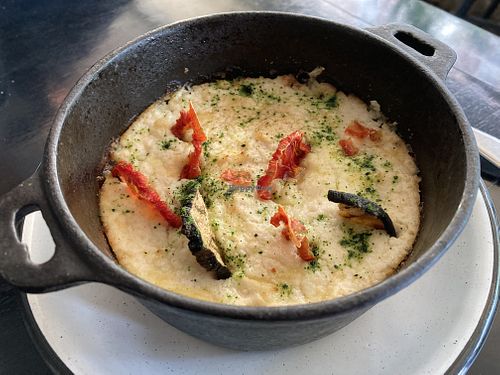 moussaka vegan  at De Raiz in Santiago