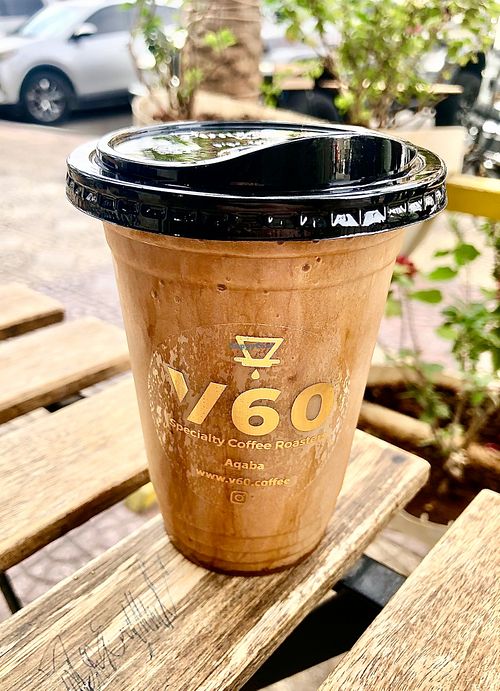 Soya frappe  at V60 Specialty Coffee Roasters in Aqaba