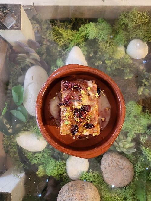 Yummy orange cake at The Green House in Santiago De Compostela