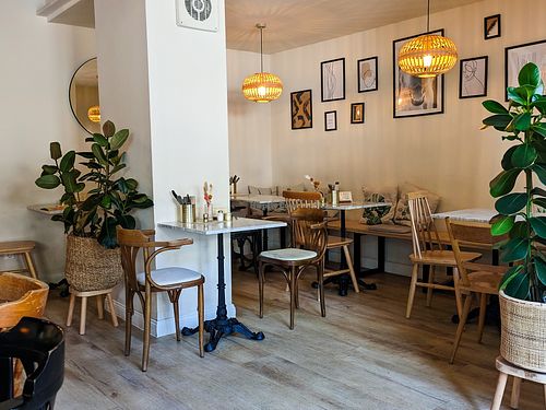 Inside of LUUC Café at LUUC Café in Karlsruhe