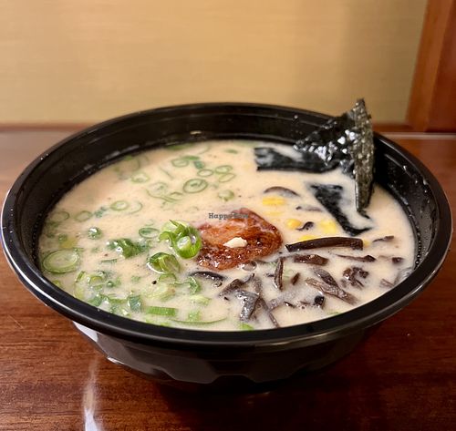 Tonkotsu style ramen #Veganuary at Tetsumen Ramen in Hilo