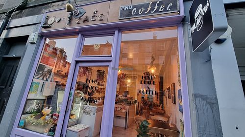  at Love Peace & Coffee in Edinburgh