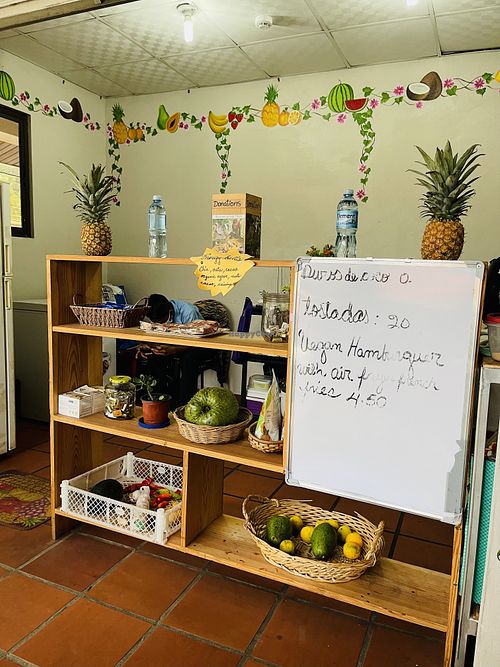 The restaurant   at Rinconcito Vegano in Boquete