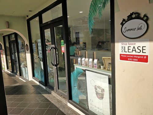 Shop front at Summer Lab in Central Singapore