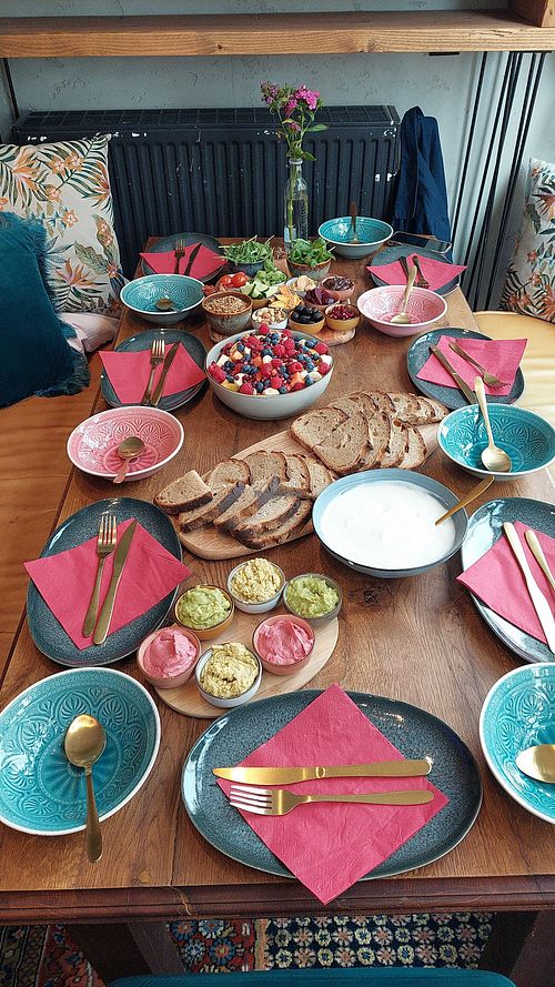 Der Brunch extra für unser Gruppe at Beezou in Dortmund