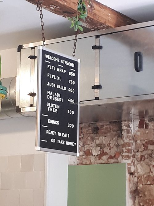 Menu at FLFL - Utrecht in Utrecht