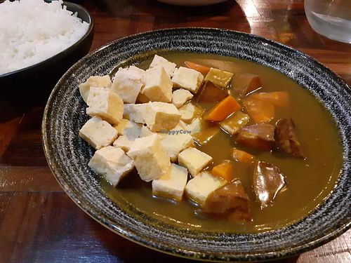 Tofu katsu curry at Buddha Lounge in South Shields