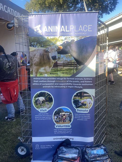 Animal Place Cage Experience with Signage (I Couldn’t Do It - I Didn’t Want to Cry) 😭   at Animal Place in Grass Valley