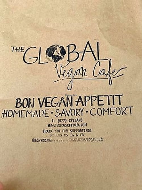 Name at The Global Vegan Cafe  in Poughkeepsie