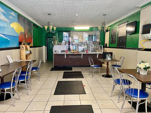 Inside at The Global Vegan Cafe  in Poughkeepsie