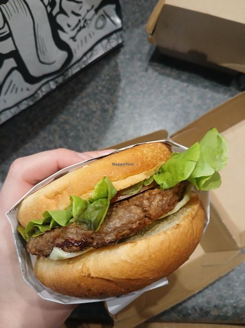 Veef burger at Rascal in Charlestown