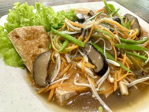 Mushroom 🍄 Tofu  at Tian En Vegetarian  in Johor Bahru