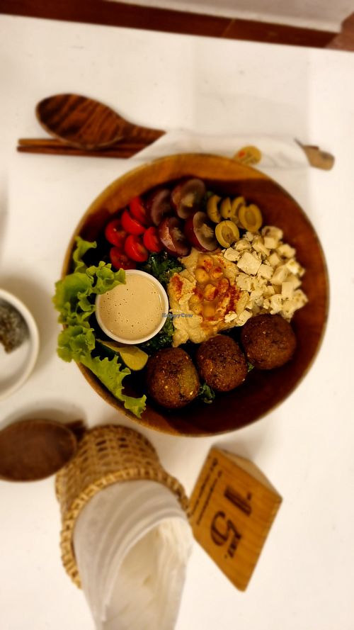 Falafel Bowl at iVegan Supershop Da Nang - Healthy Plant Based Cafe in Da Nang
