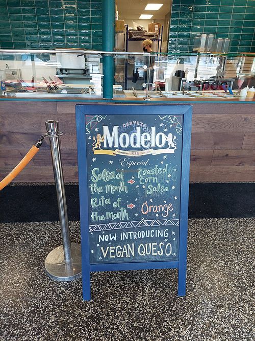 Indoor signage at NachoRita in Lombard