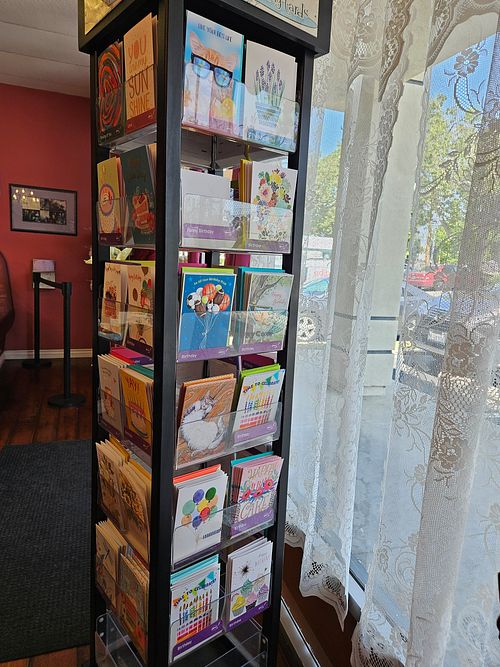 Greeting cards available for last minute at Skiff's Cakes in Simi Valley