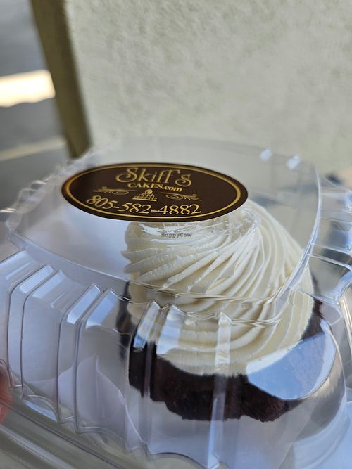 Vegan Chocolate cupcake at Skiff's Cakes in Simi Valley