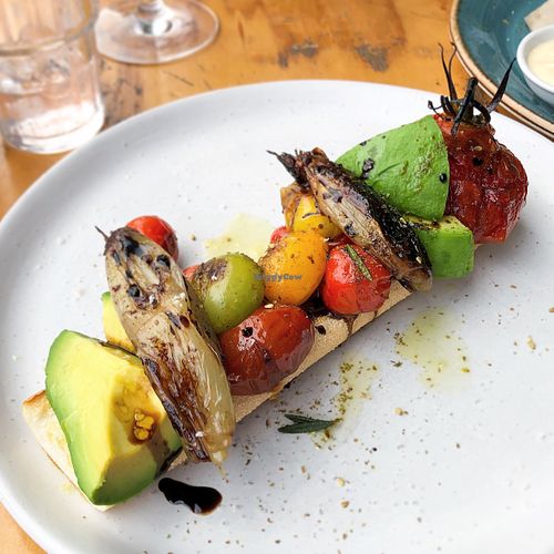 Breakfast bruschetta  at Pier Street Kitchen in Dromana