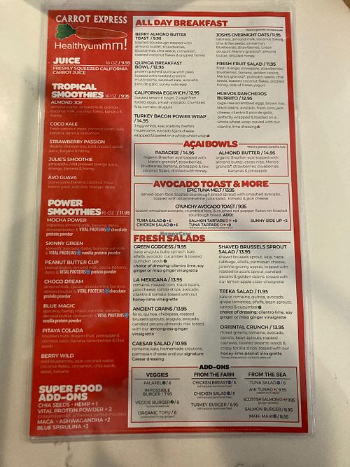  at Carrot Express in Boca Raton