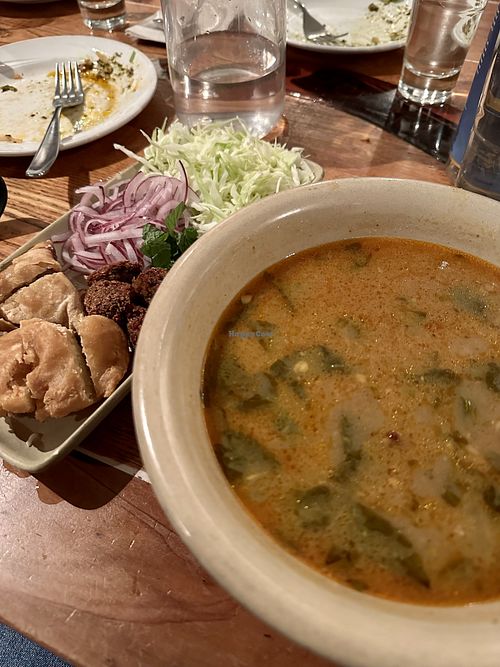 Samusa Soup  at Burma Love - Valencia St in San Francisco