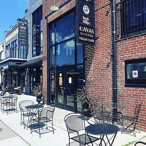 Storefront  at Kaya's Cafe in Asbury Park