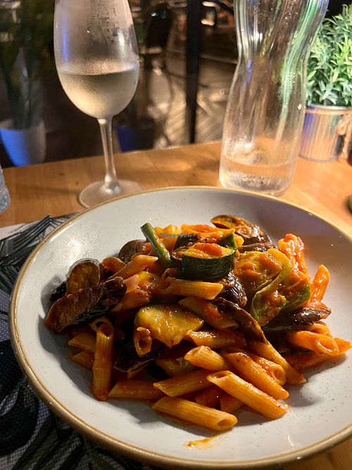 Pasta at Sunset Bar & Grill in Broome