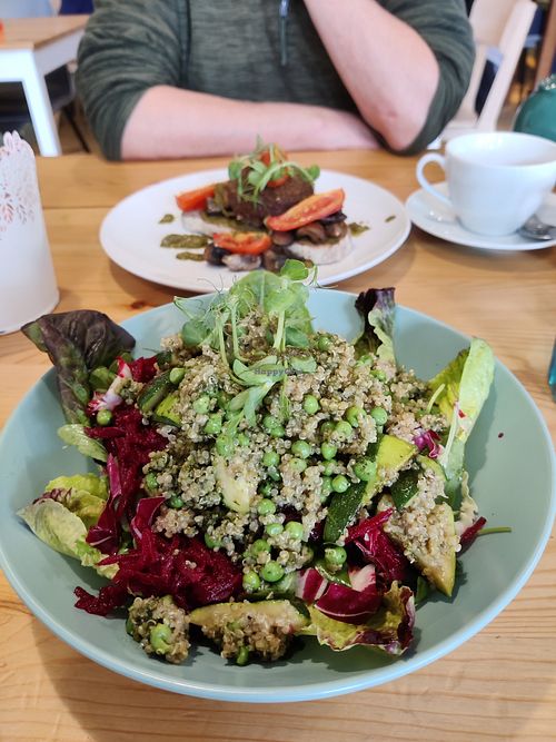 Warm quinoa salad at Cafe at No. 44 in Dollar