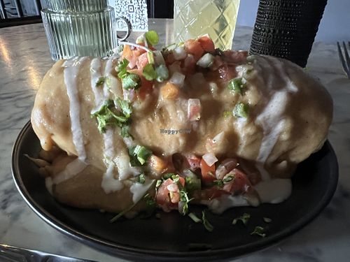 Taco Tuesday chicken chimichanga  at Casa Del Vegano in Dallas