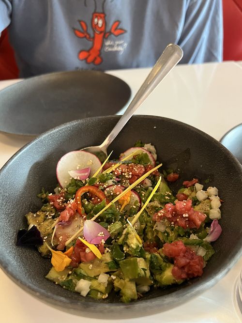 Medium guacamole 🥑 yummmmm  at Tacoparty in Grand Junction