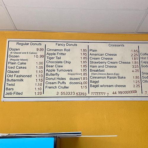 Jenny’s Donuts menu at Jenny's Donuts in Redlands