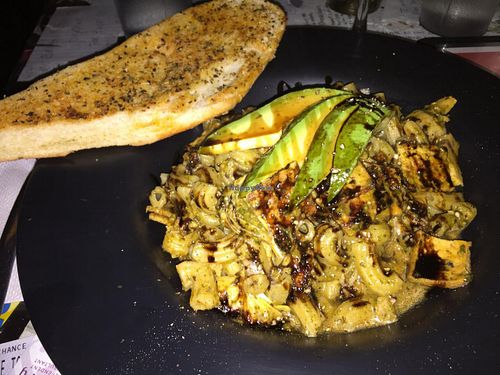 Pesto Palooza with tofu at Rock da Casbah in Saugerties